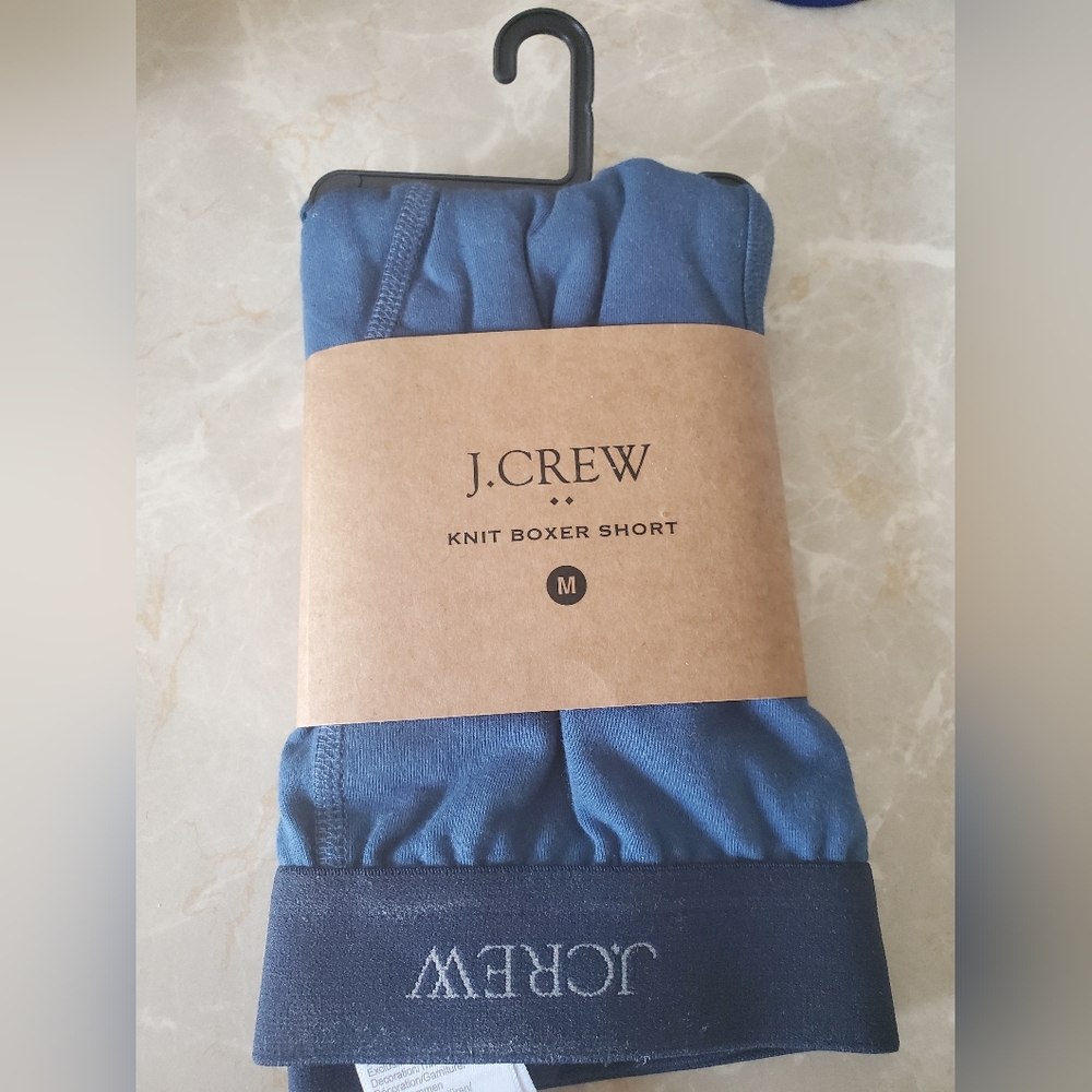 J. Crew Men's Knit Boxer Briefs - Navy